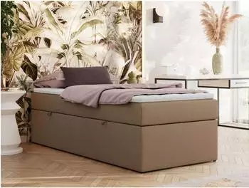 MKS ZERO Boxspringbett 90x200 ohne Kopfteil, Bettkasten, 7-Zonen H3/H4 (800001438614)