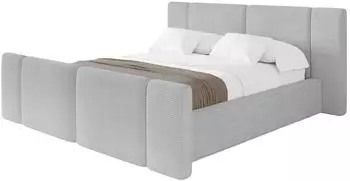 ALTDECOR RIVO-Z Polsterbett mit Bettkasten und Lattenrost, 160x200cm, anthrazit (800002003728)