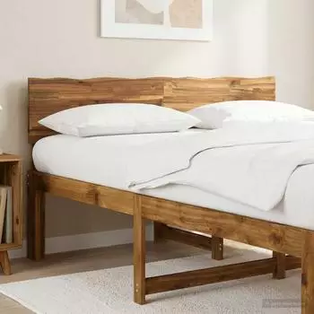 vidaXL Rostock Kopfteil mit Live Edge Akazie Massivholz 150cm