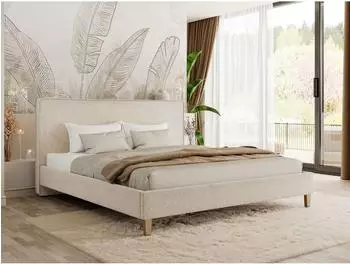 MKS Lumaro Classic Polsterbett 160x200cm, creme (800002057038)