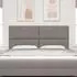 vidaXL Kopfteil Diamond Blocks Design 180cm, taupe, Stoff