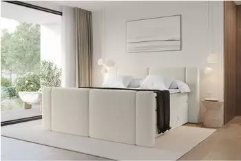 ALTDECOR Evon-Z King Boxspringbett 180x200cm H3/H4 beige (800002005309)