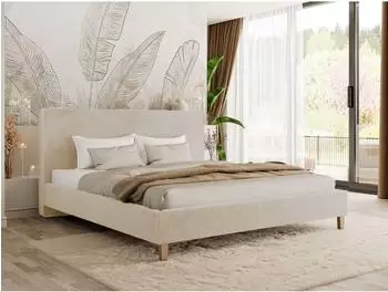 MKS Lumaro Classic Polsterbett 200x200cm, creme (800002056006)