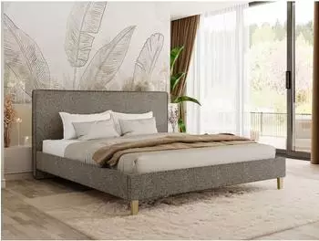 MKS Lumaro Classic Polsterbett 160x200cm, grau (800002057153)