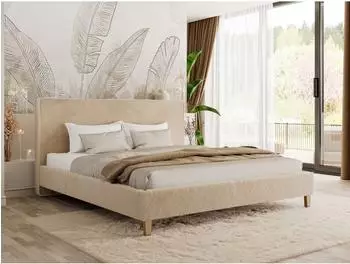 MKS Lumaro Classic Polsterbett 200x200cm, beige (800002056000)