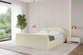 ALTDECOR TIVON-Z-V1 Polsterbett mit Bettkasten und Lattenrost, taupe, 180x200cm (800001636295)