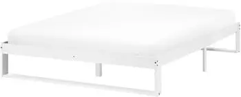 Beliani Talairan Bett ohne Kopfteil Kiefernholz 140x200cm weiß