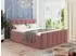 Sofnet Star Lux Boxspringbett mit 2 Bettkästen, Bonell-Matratze & Topper, 160x200cm, pink (Kronos 29)
