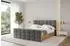 ALTDECOR ENZO2-Z Polsterbett mit Bettkasten und Lattenrost, 160x200cm, dunkelgrau (800001642598)