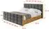 ALTDECOR ENZO2-Z Polsterbett mit Bettkasten und Lattenrost, 160x200cm, dunkelgrau (800001642598)
