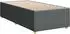 vidaXL Boxspringbett mit Matratze dunkelgrau 90x190cm Stoff (3454278)