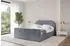 ALTDECOR TIVON-Z Polsterbett mit Bettkasten und Lattenrost, 140x200cm, grau (800001741209)
