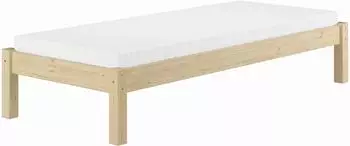 Erst-Holz Futonbett 100x200 Kiefer massiv, unbehandelt (60.35N-10)