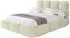 ALTDECOR NOMA Polsterbett mit Bettkasten und Lattenrost, 120x200cm, beige (800001740096)