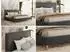 MKS Lumaro Classic Polsterbett 200x200cm dunkelgrau Samt (800002056370)