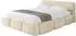 ALTDECOR ELVA-v1 Polsterbett mit Bettkasten und Lattenrost, 200x200cm, beige (800001812505)