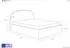 WFL GROUP Puro Polsterbett mit Bettkasten & Metall-Lattenrost, Chenille, braun (800002101080)