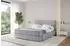 ALTDECOR ELVA-Z Polsterbett mit Bettkasten und Lattenrost, hellgrau, 200x200cm (800001809900)