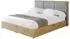 ALTDECOR ENZO1 Polsterbett mit Bettkasten und Lattenrost, 200x200cm, grau (800001812121)