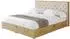 ALTDECOR ENZO3 Polsterbett mit Bettkasten, Lattenrost & Matratze H3/H4, 160x200cm, beige (800001813264)