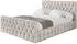 ALTDECOR LARO-Z Polsterbett mit Bettkasten und Lattenrost, beige, 180x200cm (800001811339)