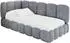 ALTDECOR AVRY Jugendbett mit Bettkasten und Matratze, grau, 100x200cm (800001942880)