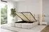 ALTDECOR NOMA Polsterbett mit Bettkasten & Lattenrost, 180x200, beige (800001809475)