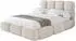 ALTDECOR NOMA Polsterbett mit Bettkasten & Lattenrost, 180x200, beige (800001809475)