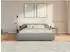 Selsey Shels Polsterbett Bouclé, grau, 200x200cm