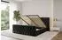 ALTDECOR RENO-Z Polsterbett mit Bettkasten und Lattenrost, 180x200cm, schwarz (800001812145)