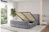 ALTDECOR Elva-Z Polsterbett mit Bettkasten und Lattenrost, grau, 120x200cm (800001809977)