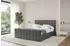 ALTDECOR AMEA-Z Polsterbett mit Bettkasten und Lattenrost, anthrazit, 120x200cm (800001810810)