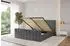 ALTDECOR AMEA-Z Polsterbett mit Bettkasten und Lattenrost, anthrazit, 120x200cm (800001810810)
