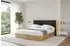 ALTDECOR ENZO4 Polsterbett mit Bettkasten und Lattenrost 200x200cm, schwarz (800001812988)