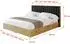 ALTDECOR ENZO4 Polsterbett mit Bettkasten und Lattenrost 200x200cm, schwarz (800001812988)