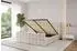 ALTDECOR AMEA-Z Polsterbett mit Bettkasten und Lattenrost, beige, 160x200cm (800001809908)
