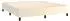 vidaXL Boxspringbett mit Matratze, creme, 160x200cm, Kunstleder (3132509)