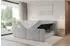 ALTDECOR Evon-Z Boxspringbett mit Matratze H4 und Topper, 180x200cm, grau (800002005038)