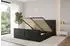 ALTDECOR Emmi-Z Polsterbett mit Bettkasten & Lattenrost, 160x200cm, schwarz (800001740462)
