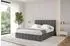 ALTDECOR FINO Polsterbett mit Bettkasten und Lattenrost 160x200cm, dunkelgrau (800001739925)
