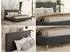 MKS Lumaro Classic Polsterbett 160x200cm, Kunstleder, grau (800002056980)