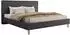 MKS Lumaro Classic Polsterbett 160x200cm, Kunstleder, grau (800002056980)