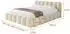 ALTDECOR SENA-v1 Polsterbett mit Bettkasten und Lattenrost, 180x200cm, beige (800001813799)