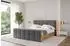ALTDECOR Enzo7-Z Polsterbett mit Bettkasten und Lattenrost, 180x200cm, graphit (800001638389)