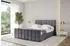ALTDECOR FINO-Z Polsterbett mit Bettkasten & Lattenrost 180x200, dunkelgrau