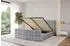ALTDECOR AMEA-Z Polsterbett mit Bettkasten und Lattenrost, 180x200cm, hellgrau (800001809827)