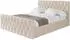 ALTDECOR LARO-Z Polsterbett mit Bettkasten und Lattenrost, 120x200cm, beige, H3/H4 (800001811246)
