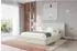 ALTDECOR TEVO Polsterbett mit Bettkasten, Lattenrost & Matratze H3/H4, 180x200cm, beige (800002004171)