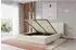 ALTDECOR TEVO Polsterbett mit Bettkasten, Lattenrost & Matratze H3/H4, 180x200cm, beige (800002004171)