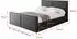 ALTDECOR Emmi-Z Polsterbett mit Bettkasten & Lattenrost, 120x200cm, schwarz (800001740498)